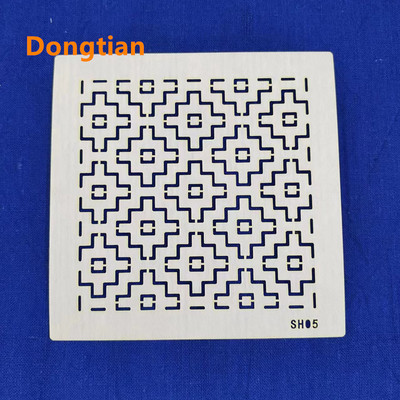 Klasikinis japoniško stiliaus Sashiko šablonas Sashiko trafaretas Minkštas šablono piešimo trafaretas skirtas Sashiko