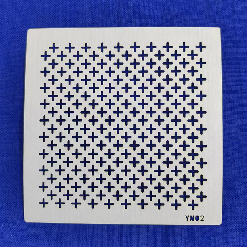 Klasikinis japoniško stiliaus Sashiko šablonas Sashiko trafaretas Minkštas šablono piešimo trafaretas skirtas Sashiko