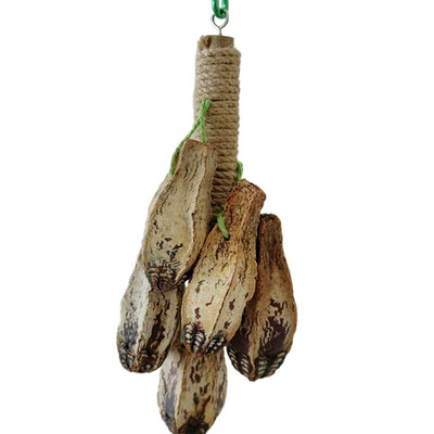 Krāsainas karājas papagaiļa putnu molāra rotaļlietas Raksti Papagaiļa koduma mājdzīvnieku rotaļlieta papagaiļu trenēšanai putnu šūpošanās koduma rotaļlieta