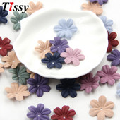 30 gab. DIY, mazi, izsmalcināti ādas ziedi, rokām darināti mākslīgo ziedu galvas kāzu dekori.