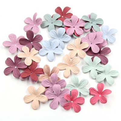 30 gab. DIY, mazi, izsmalcināti ādas ziedi, rokām darināti mākslīgo ziedu galvas kāzu dekori.