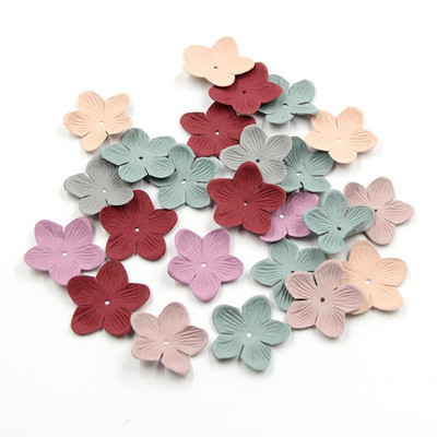 30 gab. DIY, mazi, izsmalcināti ādas ziedi, rokām darināti mākslīgo ziedu galvas kāzu dekori.