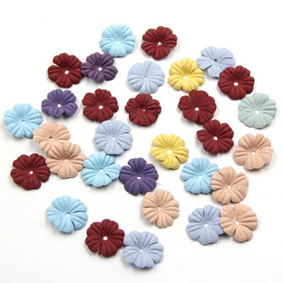 30 gab. DIY, mazi, izsmalcināti ādas ziedi, rokām darināti mākslīgo ziedu galvas kāzu dekori.