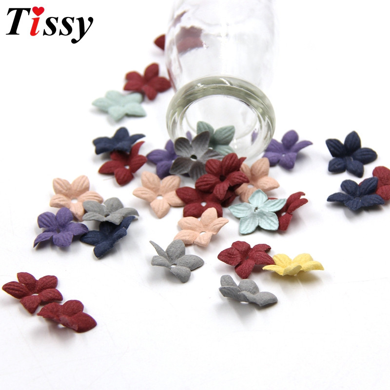 30 gab. DIY, mazi, izsmalcināti ādas ziedi, rokām darināti mākslīgo ziedu galvas kāzu dekori.