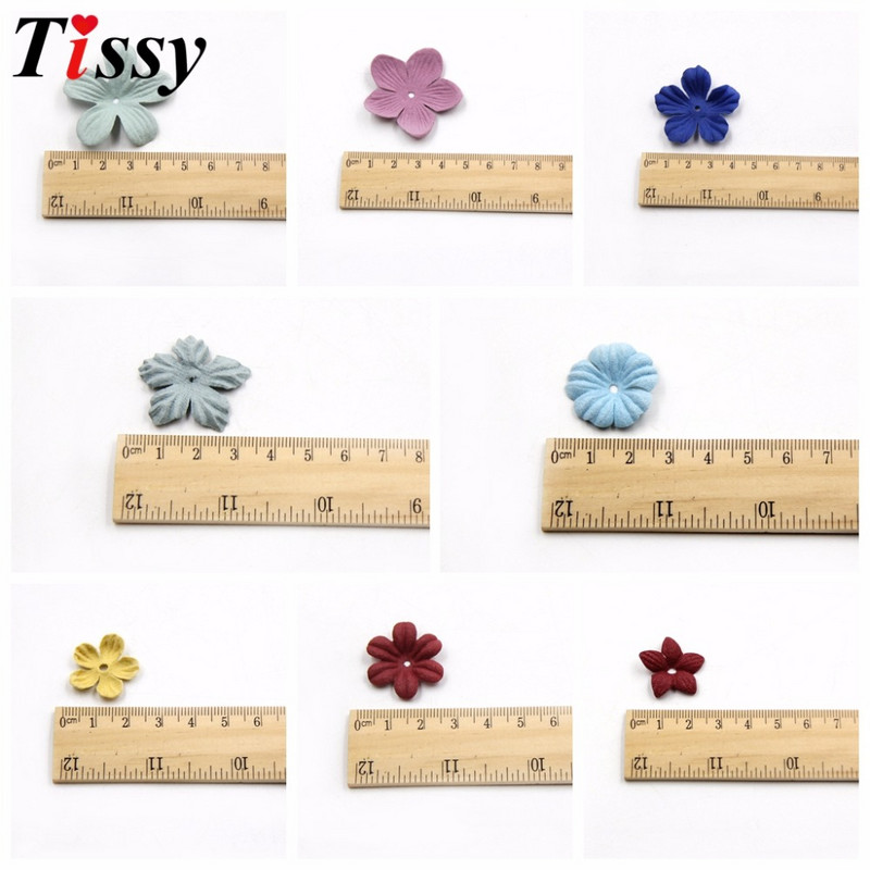 30 gab. DIY, mazi, izsmalcināti ādas ziedi, rokām darināti mākslīgo ziedu galvas kāzu dekori.