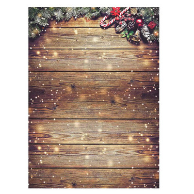 6 méretű karácsonyi fotózás Háttér Hópehely csillogó fa fal vinilszövet fotó háttér stúdió otthoni parti dekoráció kellékek