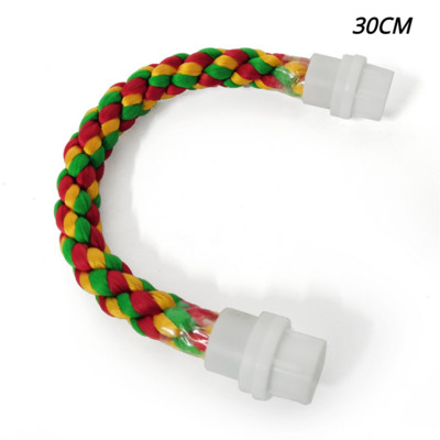 105/80/55/30 cm Színes papagáj kötél akasztó fonott törpepapagáj madárketrec Kakas játék kisállatállvány Kiegészítők Létra hinta kellékek