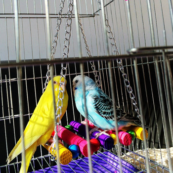 1 τεμ. Παιχνίδι πτηνών Παιχνίδι κατοικίδιων πουλιών Παπαγάλος κοκτέιλ Κλουβί Παιχνίδια πουλιών ΚρεμαστόΠαιχνίδι Brinquedo Αιώρα Κούνιας Παιχνίδι