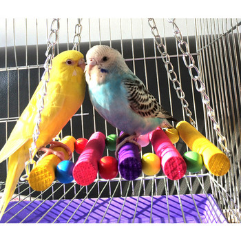 1 бр. Играчка за птици Pet Bird Parrot Cockatiel Cage Играчки за птици HangingToy Brinquedo Хамак Swing Toy