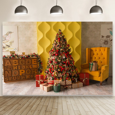 80*120cm Žiemos Kalėdų fono fotografija Rožinė Kalėdų eglutė Dovanos Vakarėlis Fono langas Nuotraukų rekvizitai Vaikų fotostudijos rekvizitai
