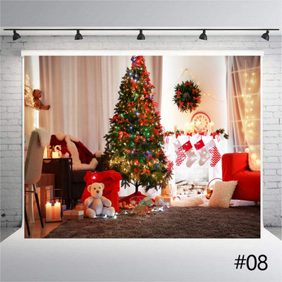 Kalėdų fotografijos fonas Kalėdų sniego senelis Kalėdų senelis medinės sienos fonas žiemos langas vakarėlis reklamjuostės dekoras nuotraukų stendo studijos priedas