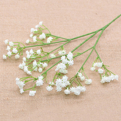 1 csokor 90 fej Elegáns mini mesterséges baba leheletvirágok Hamis Gypsophila DIY virágcsokrok Esküvői lakberendezés