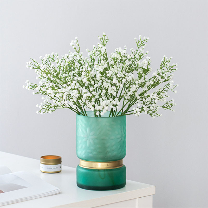 1 csokor 90 fej Elegáns mini mesterséges baba leheletvirágok Hamis Gypsophila DIY virágcsokrok Esküvői lakberendezés