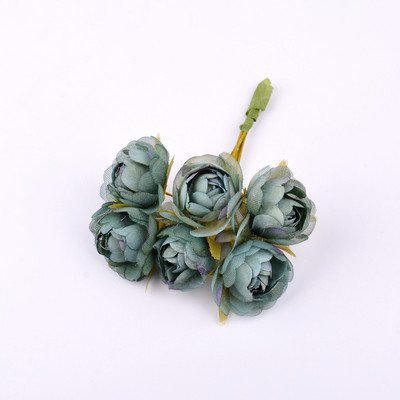 6gab jauns apakšējais marles rožu pušķis mākslīgais zieds Kāzu mājām Ziemassvētku rotājums DIY vainags albuma dāvanu kaste