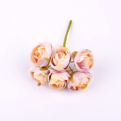 6gab jauns apakšējais marles rožu pušķis mākslīgais zieds Kāzu mājām Ziemassvētku rotājums DIY vainags albuma dāvanu kaste