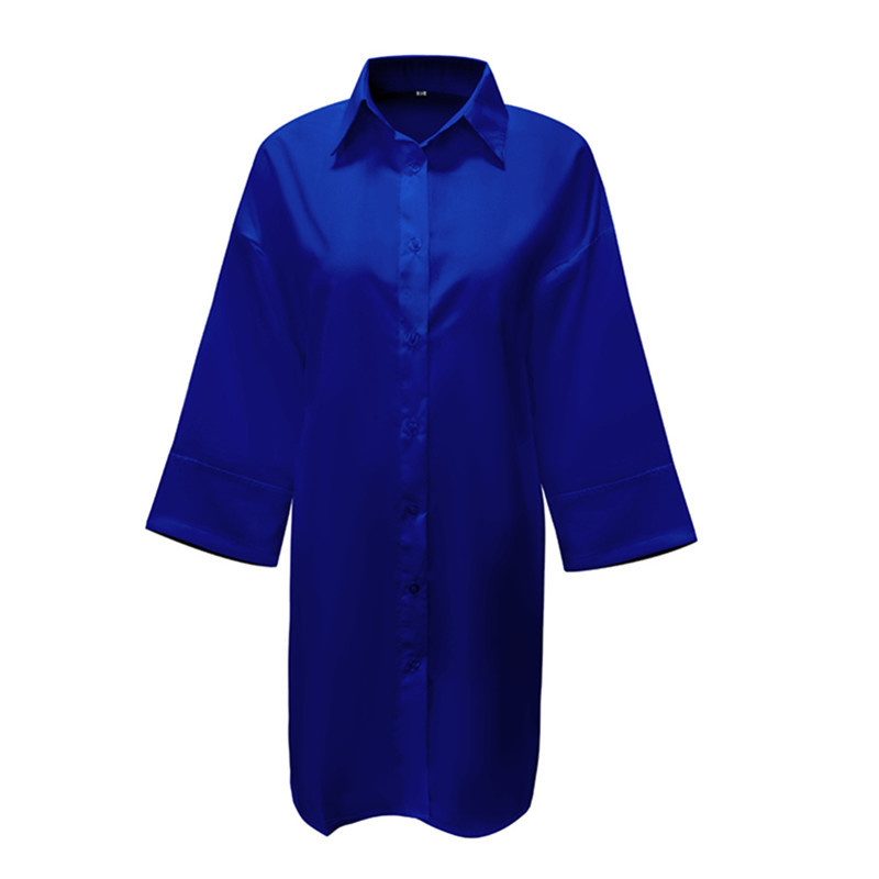 Túlméretes ingruha Női alkalmi ruhák nyári őszi 3/4 ujjú egyszínű szabálytalan ruha 5XL egyszínű női ruha