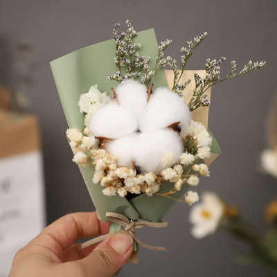 Mini mazi dabīgi kaltēti ziedi rožu pušķis, svaigi konservēti bērnu elpas dekoratīvie fotoattēli, mājas dekori, ballītes dāvana DIY