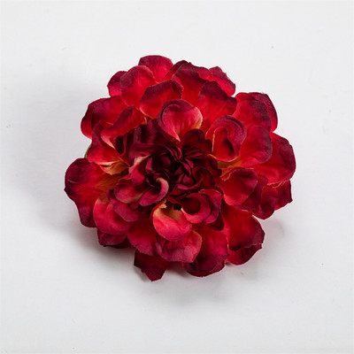 5db 10cm-es Gerbera mesterséges rózsa virágfejek selyem otthoni esküvői karácsonyi parti dekoráció barkács kellékek hamis virágok kézműves