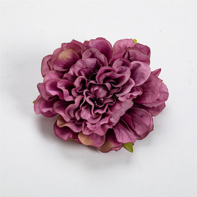 5db 10cm-es Gerbera mesterséges rózsa virágfejek selyem otthoni esküvői karácsonyi parti dekoráció barkács kellékek hamis virágok kézműves