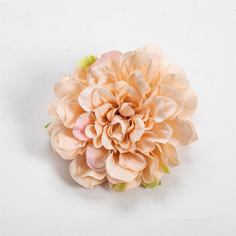 5db 10cm-es Gerbera mesterséges rózsa virágfejek selyem otthoni esküvői karácsonyi parti dekoráció barkács kellékek hamis virágok kézműves