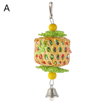 Kisállat madarak játékok Rágómadár játékok Rattan labda papagáj játék papagáj papagáj kakas rágójáték játékok papagáj ketrec játékok