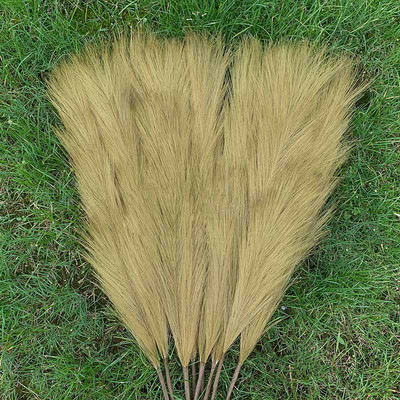 1P 85 cm-es mesterséges pampa fű toll műgyökér nád hamis fragmit növény esküvői otthoni váza díszítéshez