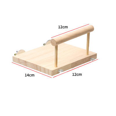 Paukščių siūbavimo žaislas medinės papūgos priedai Stovas su kramtomaisiais karoliukais narveliais, skirta papūgai paukščių žaislams 반려동물용품
