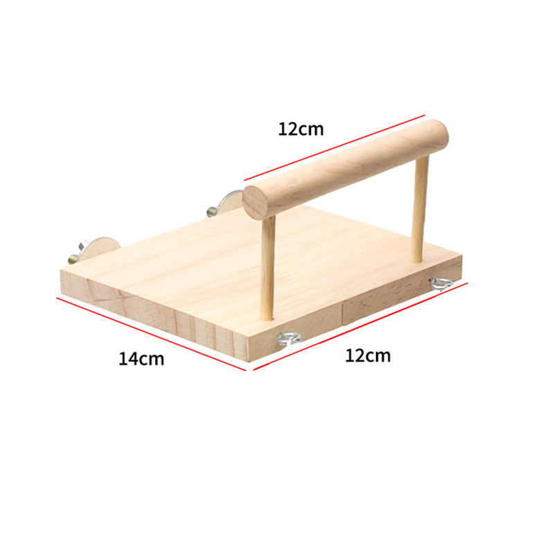 Paukščių siūbavimo žaislas medinės papūgos priedai Stovas su kramtomaisiais karoliukais narveliais, skirta papūgai paukščių žaislams 반려동물용품