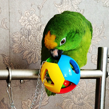 Pet Bird Bites Παιχνίδι παπαγάλος μασώντας μπάλα κούνια κλουβί Κρεμαστό κοκτέιλ
