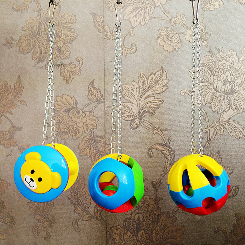 Mājdzīvnieku putnu kodumi Rotaļlieta Papagailis Košļājamā Bumba Šūpoles Būris, Piekārts Cockatiel