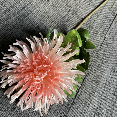 73 cm-es egyágú sárkánykarom krizantém mesterséges selyem virágok lakberendezéshez esküvői virágkötészeti anyagok