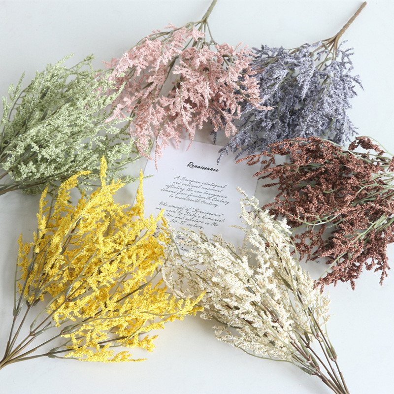 Mesterséges baba lehelet Gypsophila virágok PE levendula esküvői csokor barkácsparti karácsonyi koszorú virágkötészeti lakberendezés