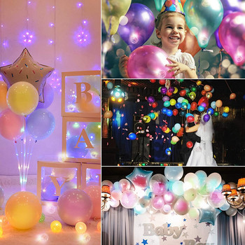 Φωτιστικό μπαλονιού LED, Μικροσκοπικό φως Led Μίνι στρογγυλό φωτιστικό σφαιρών Led για ,Διακόσμηση χριστουγεννιάτικου γάμου φαναριού μπαρ, διακόσμηση γενεθλίων