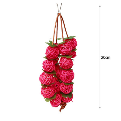 Mājdzīvnieku putni košļājamā koduma rotaļlieta Kokvilnas virve Papagaiļa rotaļlieta Putnu raušanas rotaļlietas Kokkatiels kāpšanas treniņš Karamais šūpoles Putnu būru piederumi