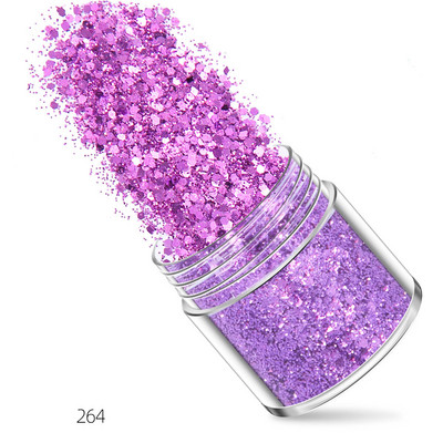 3D tükör ezüst körömdíszítő hableány csillogó hatszögletű paillette flitter pelyhek csillogó pigment púder manikűr dekorációs tippek