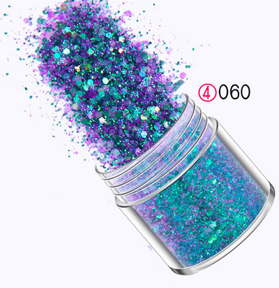 3D tükör ezüst körömdíszítő hableány csillogó hatszögletű paillette flitter pelyhek csillogó pigment púder manikűr dekorációs tippek