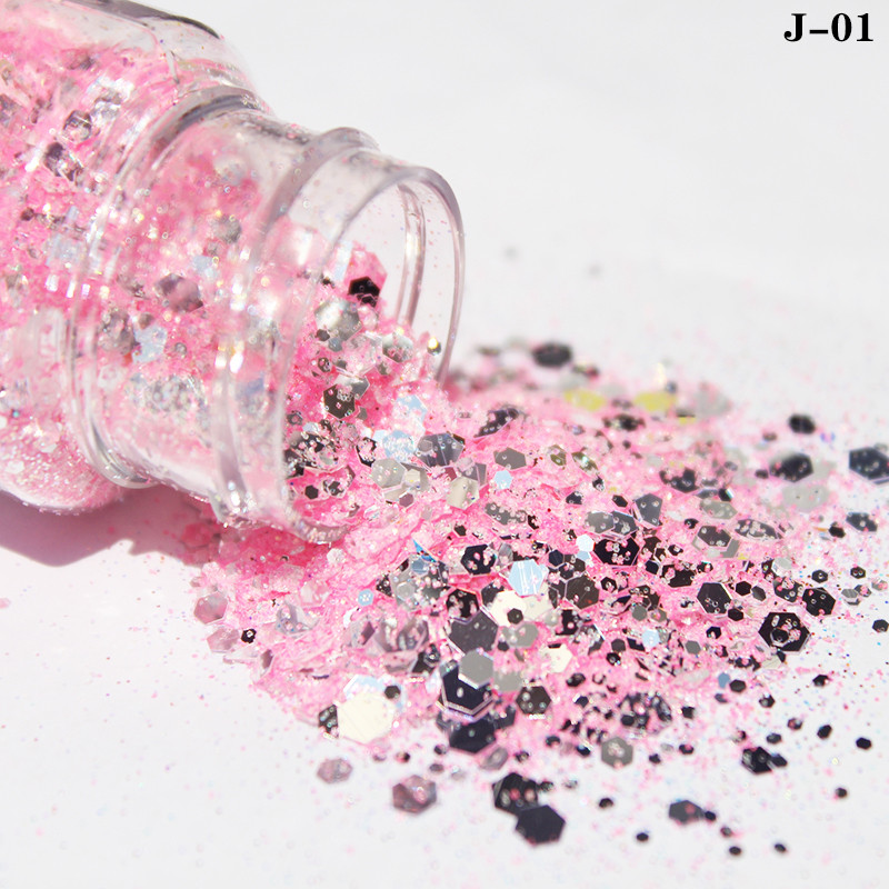 3D tükör ezüst körömdíszítő hableány csillogó hatszögletű paillette flitter pelyhek csillogó pigment púder manikűr dekorációs tippek