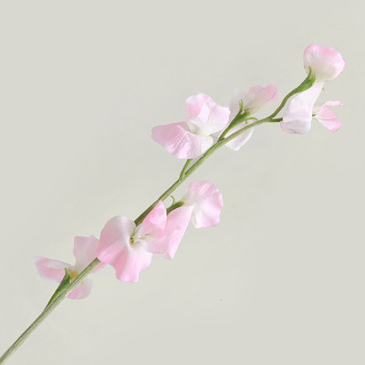 JAUNS Ziemeļvalstu zirņu orhideju zars zīda ziedi kāzu dekorēšana Mariage Bride zīda mākslīgais zieds Flores Artificiales mājas dekors