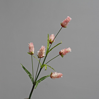 JAUNS 6 galviņas bromēliādes viltus zāles zars Mākslīgie ziedi mājas kāzu dekorēšanai flores artificiais indie istabas dekors