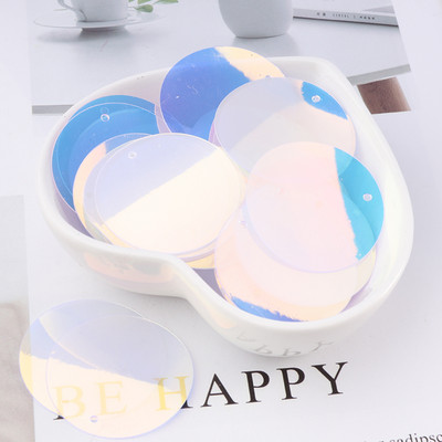 6 χιλιοστά 8 χιλιοστά 10 χιλιοστά 20 χιλιοστά 30 χιλιοστά Επίπεδες στρογγυλές φαρδιές παγιέτες Πιλέτες Ράψιμο Γάμου χειροτεχνίας, Γυναικεία DIY αξεσουάρ Para Coser