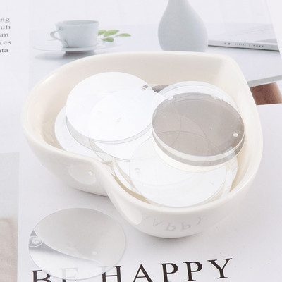 6 χιλιοστά 8 χιλιοστά 10 χιλιοστά 20 χιλιοστά 30 χιλιοστά Επίπεδες στρογγυλές φαρδιές παγιέτες Πιλέτες Ράψιμο Γάμου χειροτεχνίας, Γυναικεία DIY αξεσουάρ Para Coser