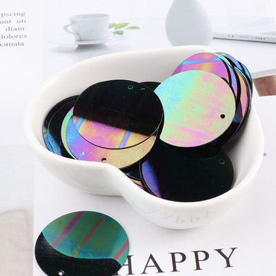 6 χιλιοστά 8 χιλιοστά 10 χιλιοστά 20 χιλιοστά 30 χιλιοστά Επίπεδες στρογγυλές φαρδιές παγιέτες Πιλέτες Ράψιμο Γάμου χειροτεχνίας, Γυναικεία DIY αξεσουάρ Para Coser