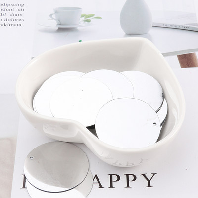 6 χιλιοστά 8 χιλιοστά 10 χιλιοστά 20 χιλιοστά 30 χιλιοστά Επίπεδες στρογγυλές φαρδιές παγιέτες Πιλέτες Ράψιμο Γάμου χειροτεχνίας, Γυναικεία DIY αξεσουάρ Para Coser