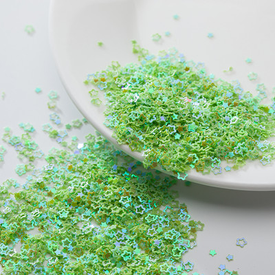 4 mm dobi plūmju ziedi, nagu rotājumi, vizuļi amatniecībai, rokdarbu dekorācijas, pildījums, kas izgatavots no mirdzošas zvaigznes.