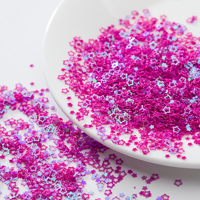 4 mm dobi plūmju ziedi, nagu rotājumi, vizuļi amatniecībai, rokdarbu dekorācijas, pildījums, kas izgatavots no mirdzošas zvaigznes.