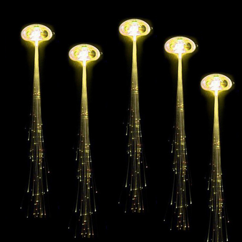 5gab Kvēlojošs matu bize Ziemassvētku rotājumi LED galvas saite ballītes matu lukturīši Helovīna kvēlojoša bize Neona dzimšanas dienas mirdzums