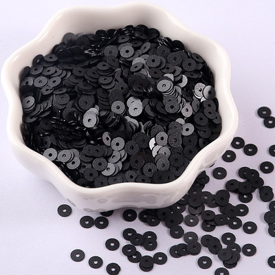 4000db 2mm 3mm 4mm matt flitterek lapos kerek laza flitterek konfetti csillogó pelyhek ruházathoz barkácsolás esküvői művészet kézműves kellékek