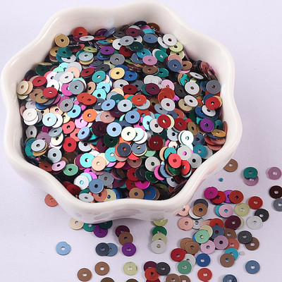 4000db 2mm 3mm 4mm matt flitterek lapos kerek laza flitterek konfetti csillogó pelyhek ruházathoz barkácsolás esküvői művészet kézműves kellékek