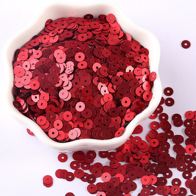 4000db 2mm 3mm 4mm matt flitterek lapos kerek laza flitterek konfetti csillogó pelyhek ruházathoz barkácsolás esküvői művészet kézműves kellékek