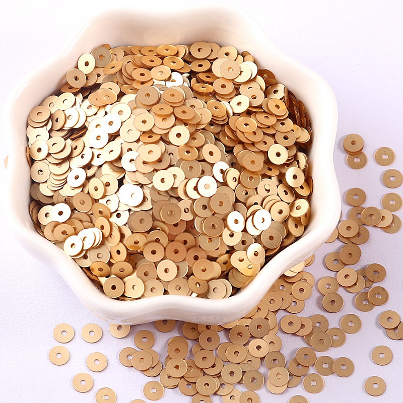 4000db 2mm 3mm 4mm matt flitterek lapos kerek laza flitterek konfetti csillogó pelyhek ruházathoz barkácsolás esküvői művészet kézműves kellékek